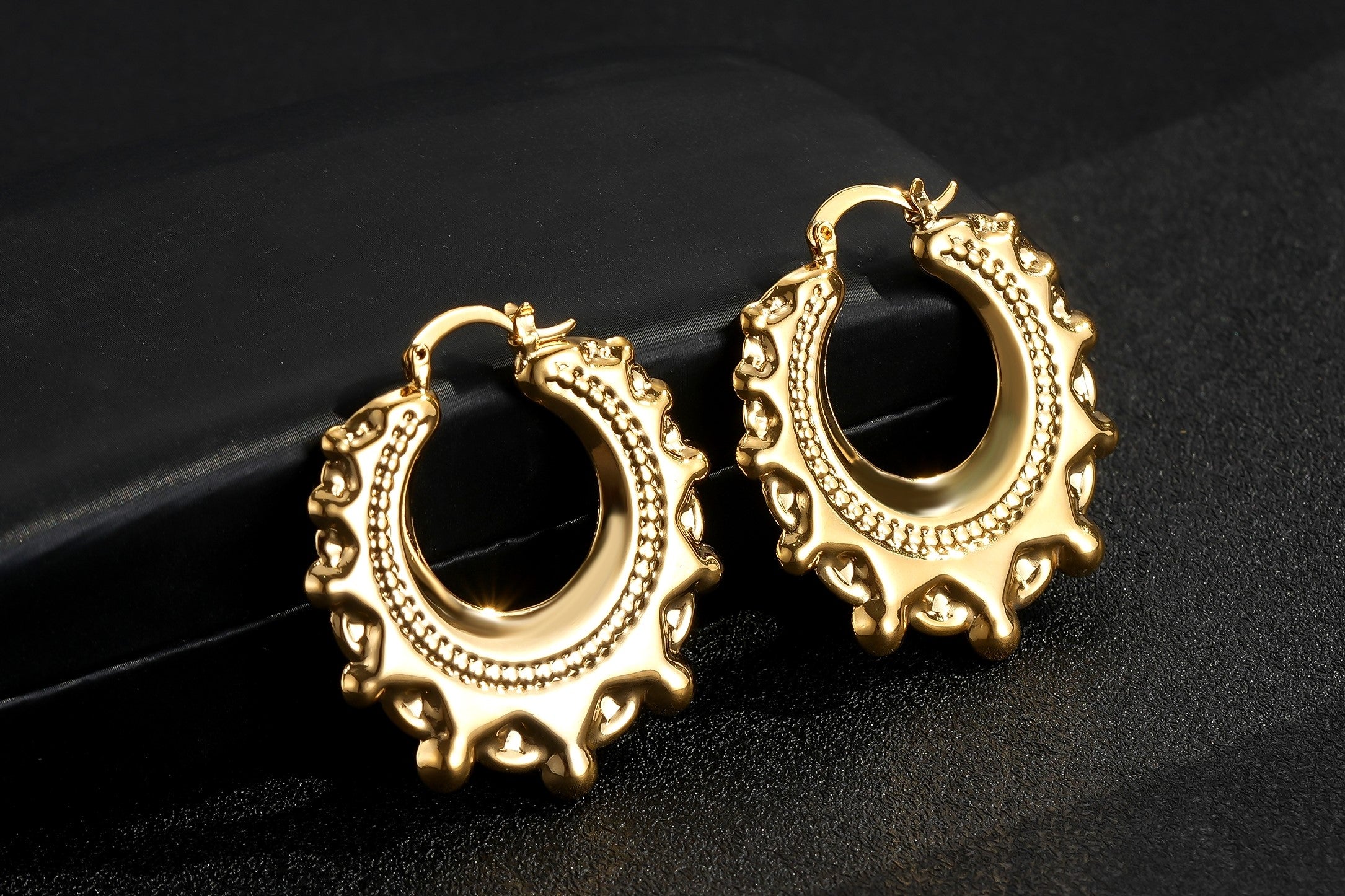 Round Gypsy Creole Earrings - Available in 20mm & 40mm