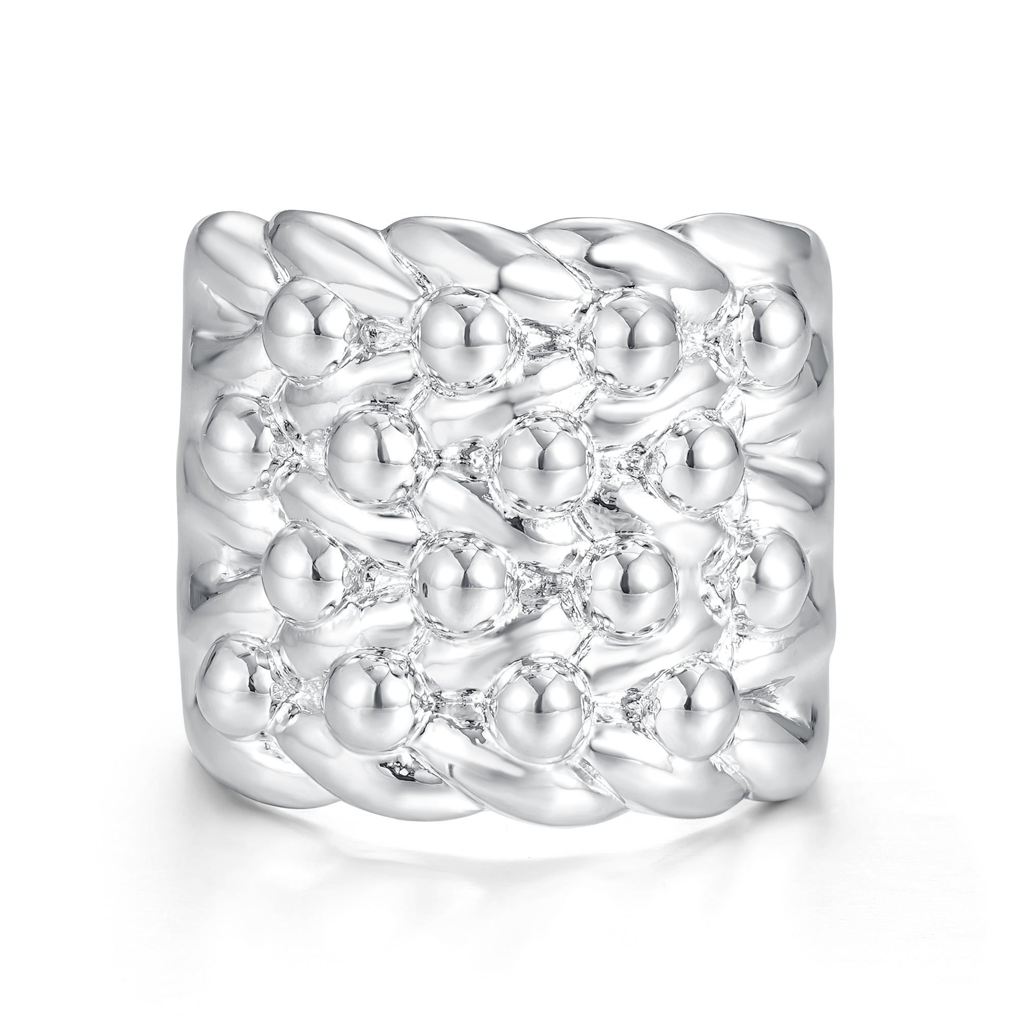 Premium Silver Filled Keeper Ring – Adjustable Size 10