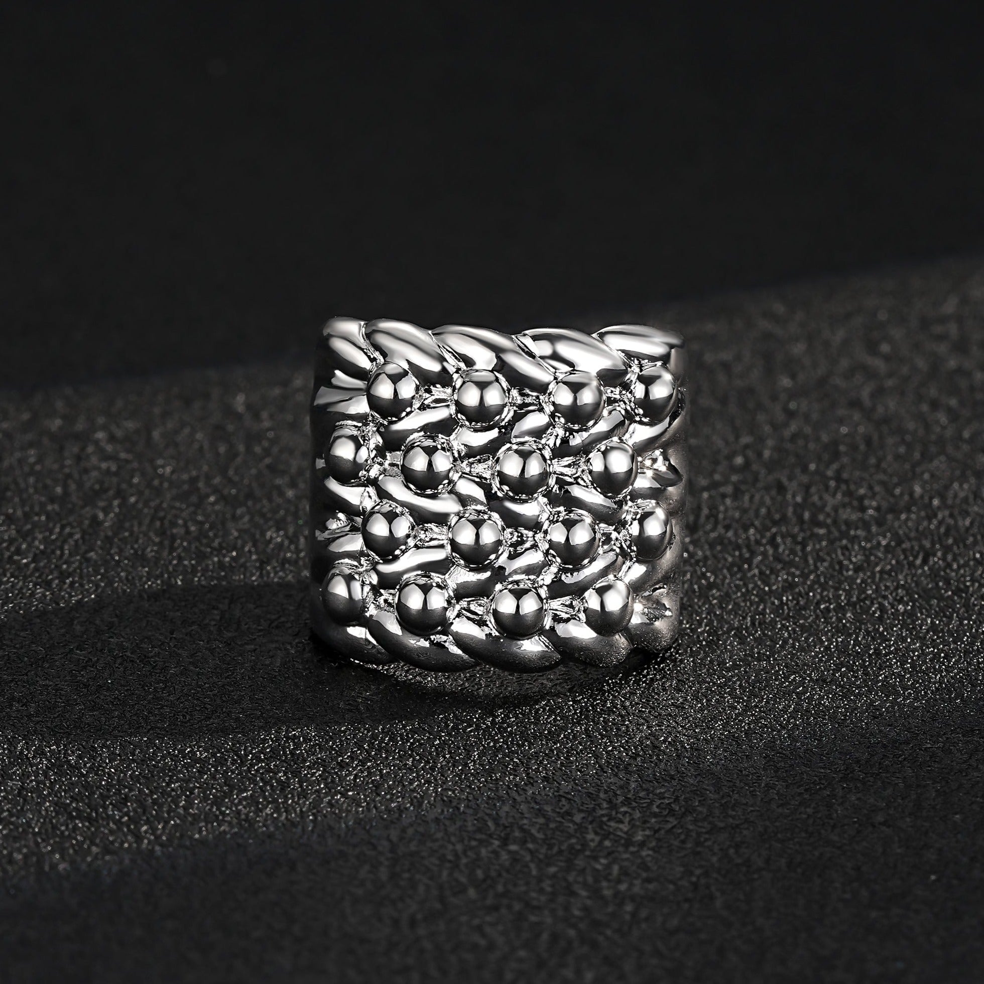 Premium Silver Filled Keeper Ring – Adjustable Size 10