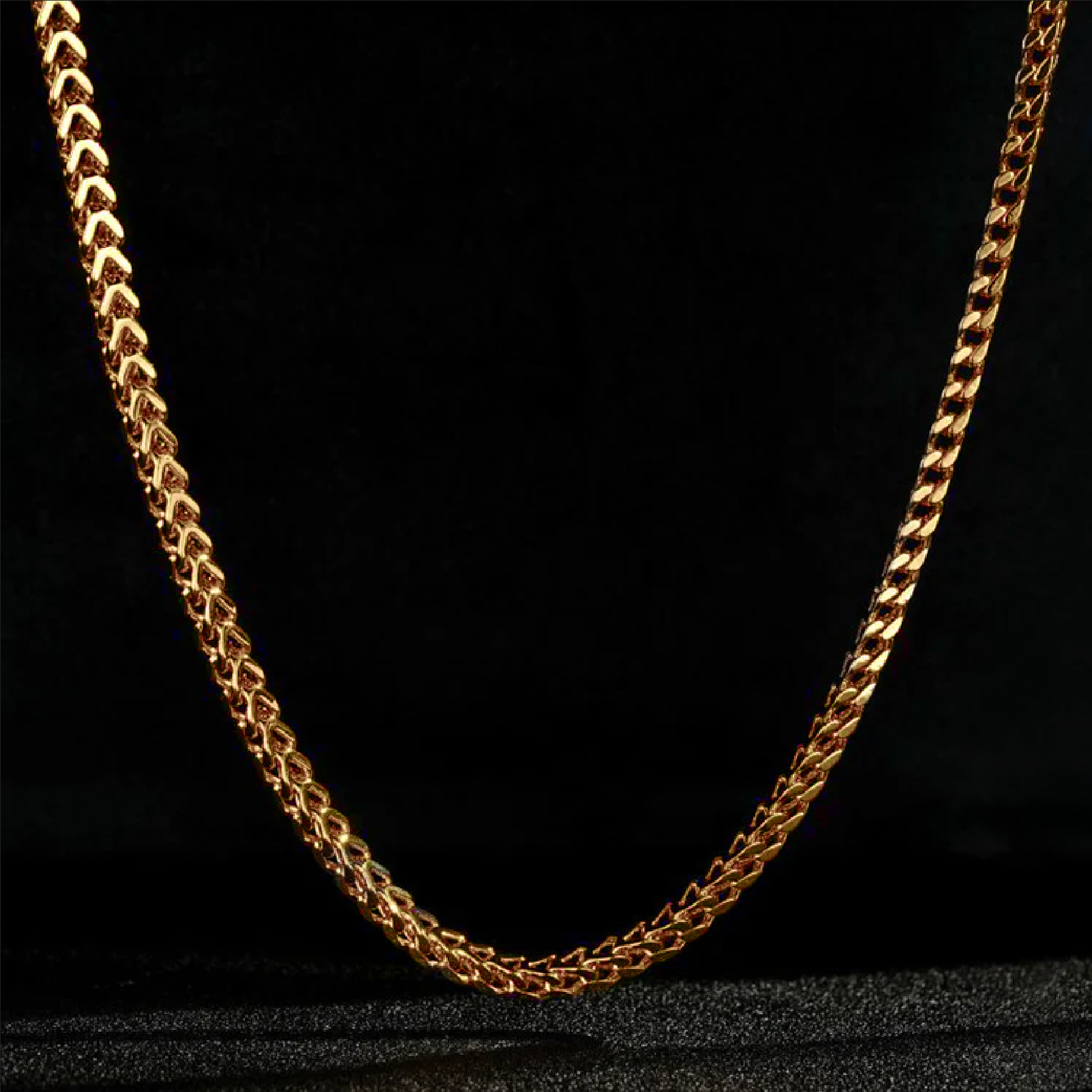 4mm Gold Filled Bonded Franco Chain - 22 Inches