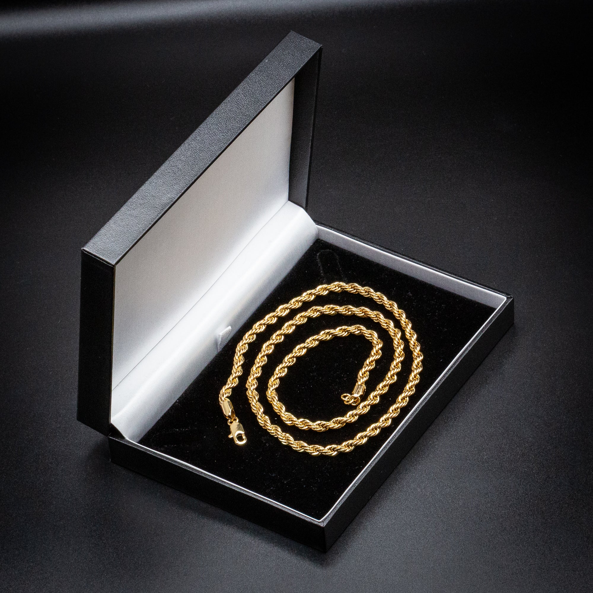 Classic 5mm 9ct Gold Filled Rope Chain Necklace