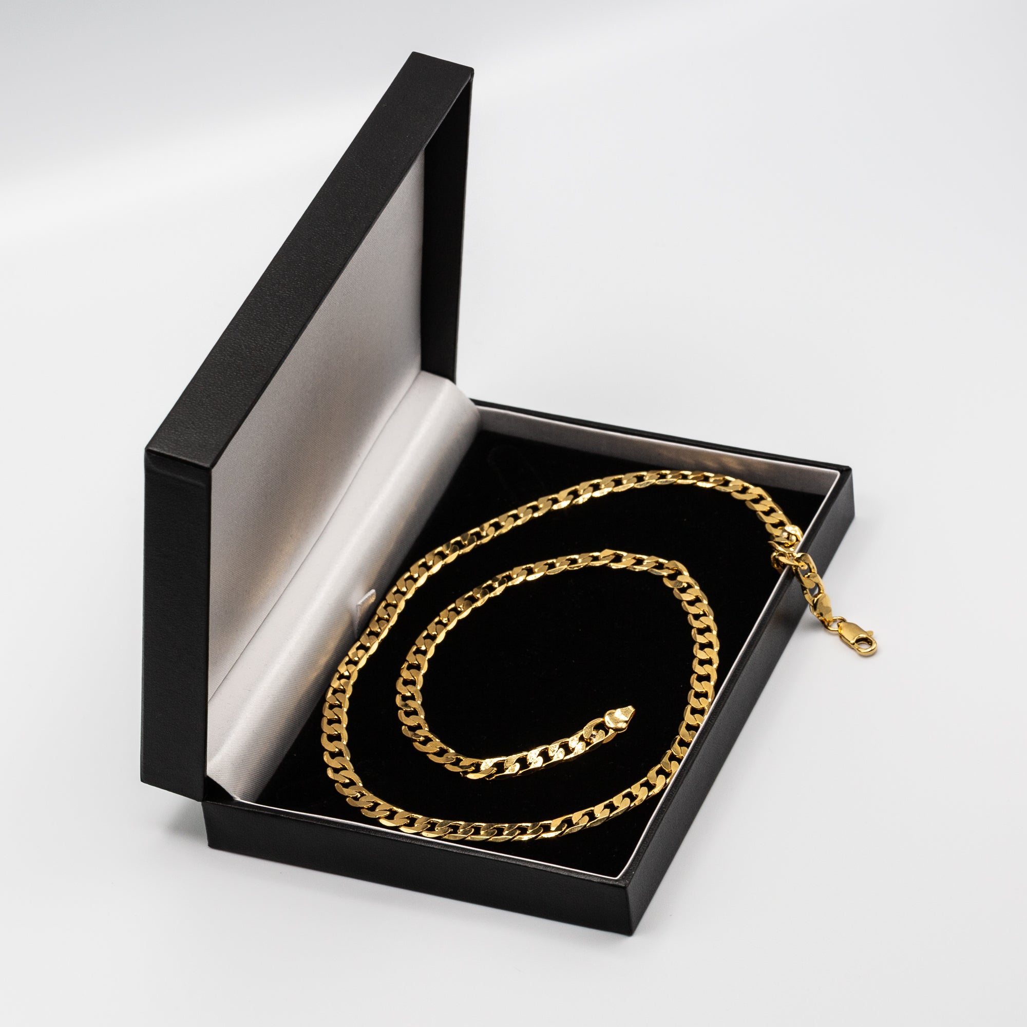 6mm Gold Cuban Curb Chain - 24 Inches