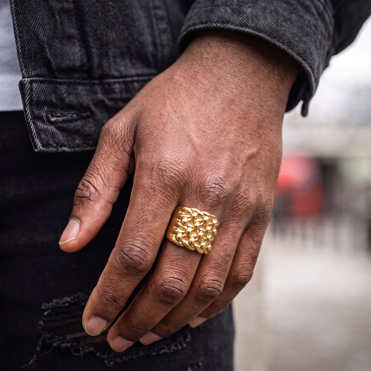 Gold XXL Keeper Ring
