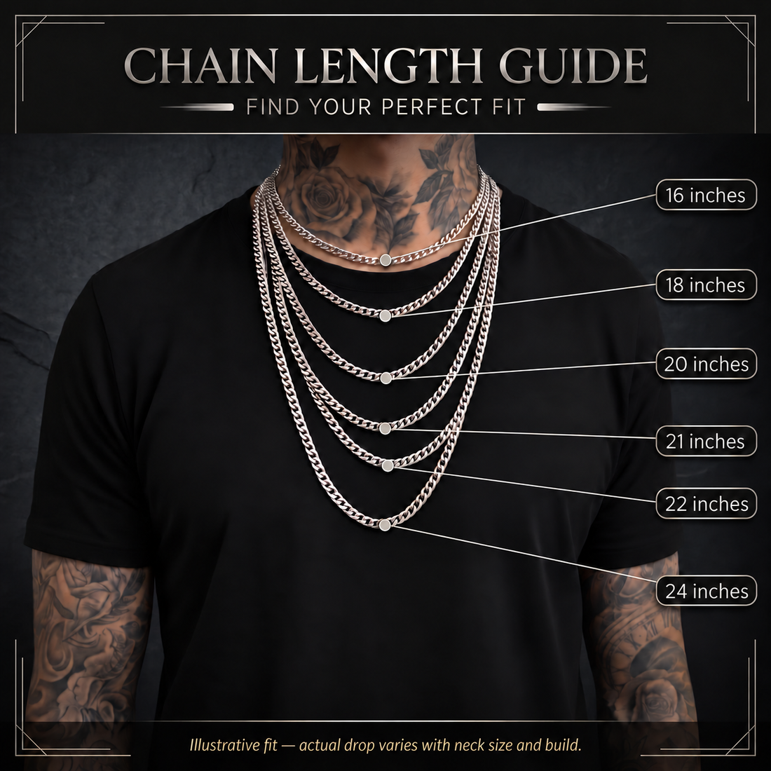 Silver Rope Chain 8mm