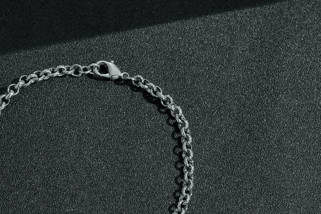 New 4mm Silver Diamond Cut Pattern Belcher Bracelet – 8 Inch