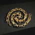 18mm Gold Filled Gypsy Link Belcher Chain, 24 Inches Long