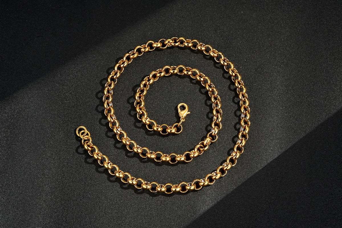 Classic Smooth Belcher Chain 8mm