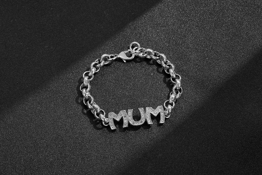 Silver Mum Belcher Bracelet
