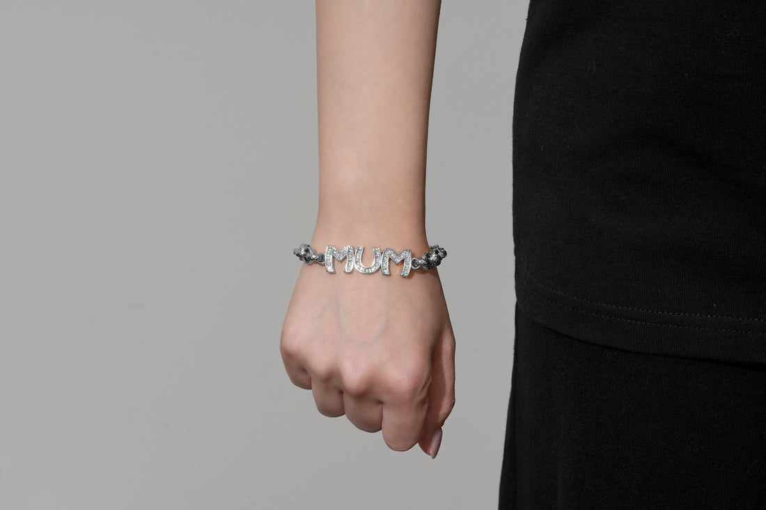 Silver Mum Belcher Bracelet