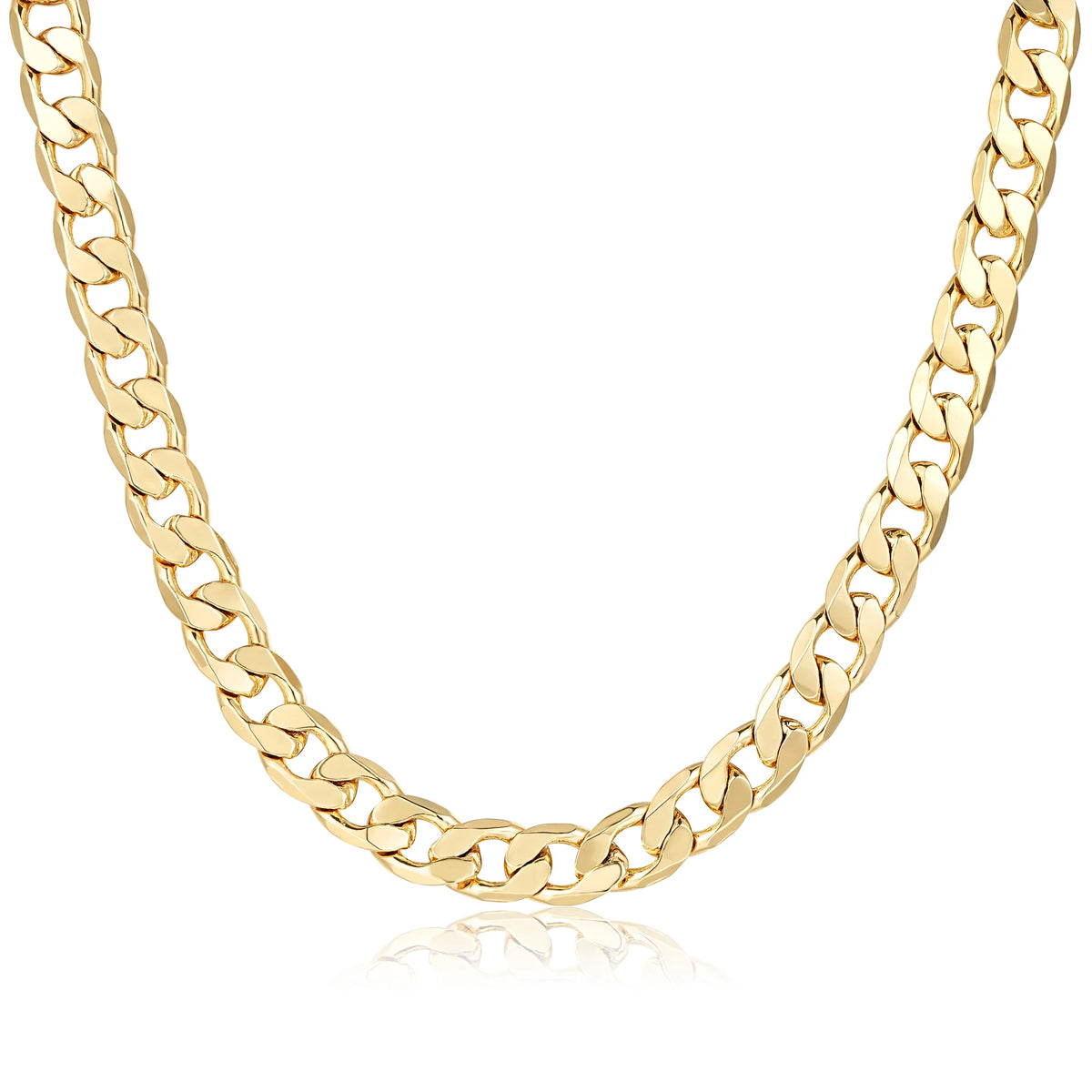 Gold Cuban Curb Set 12mm