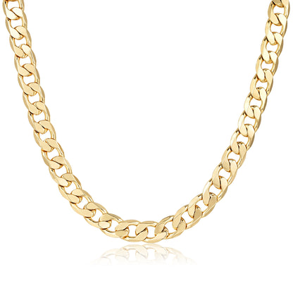 12mm Gold-Filled Cuban Curb Chain – 20 Inches