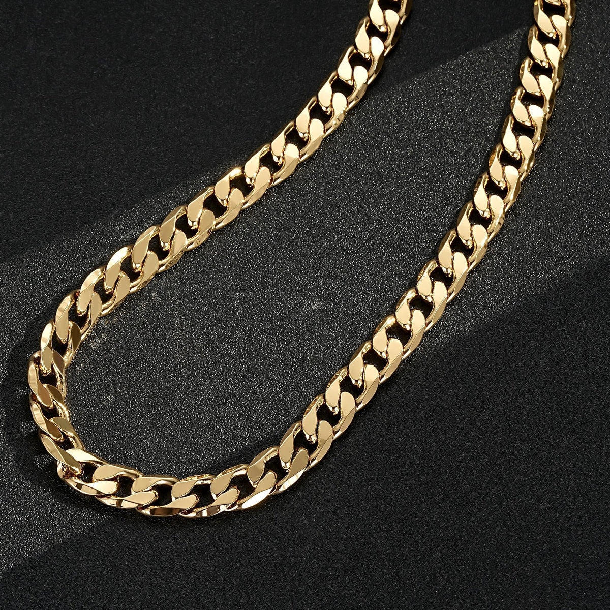 Gold Cuban Curb Set 12mm