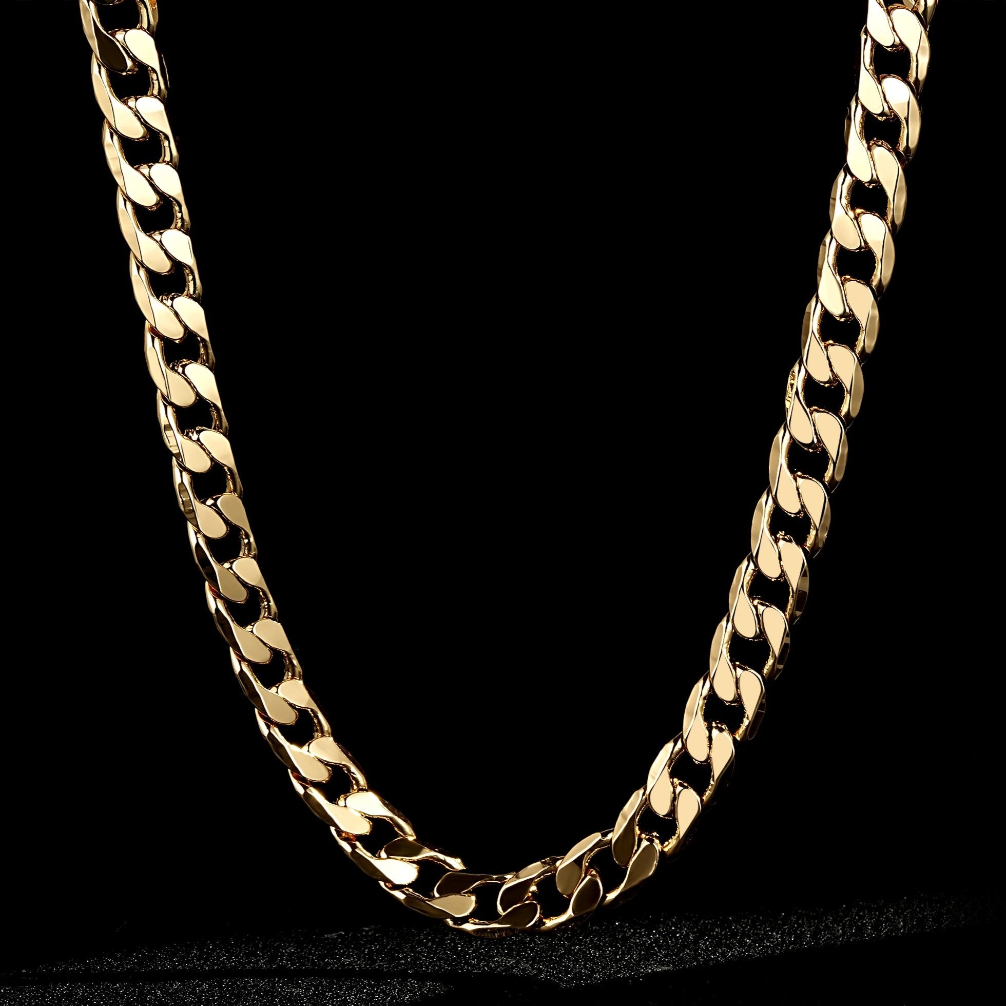 12mm Gold-Filled Cuban Curb Chain – 20 Inches