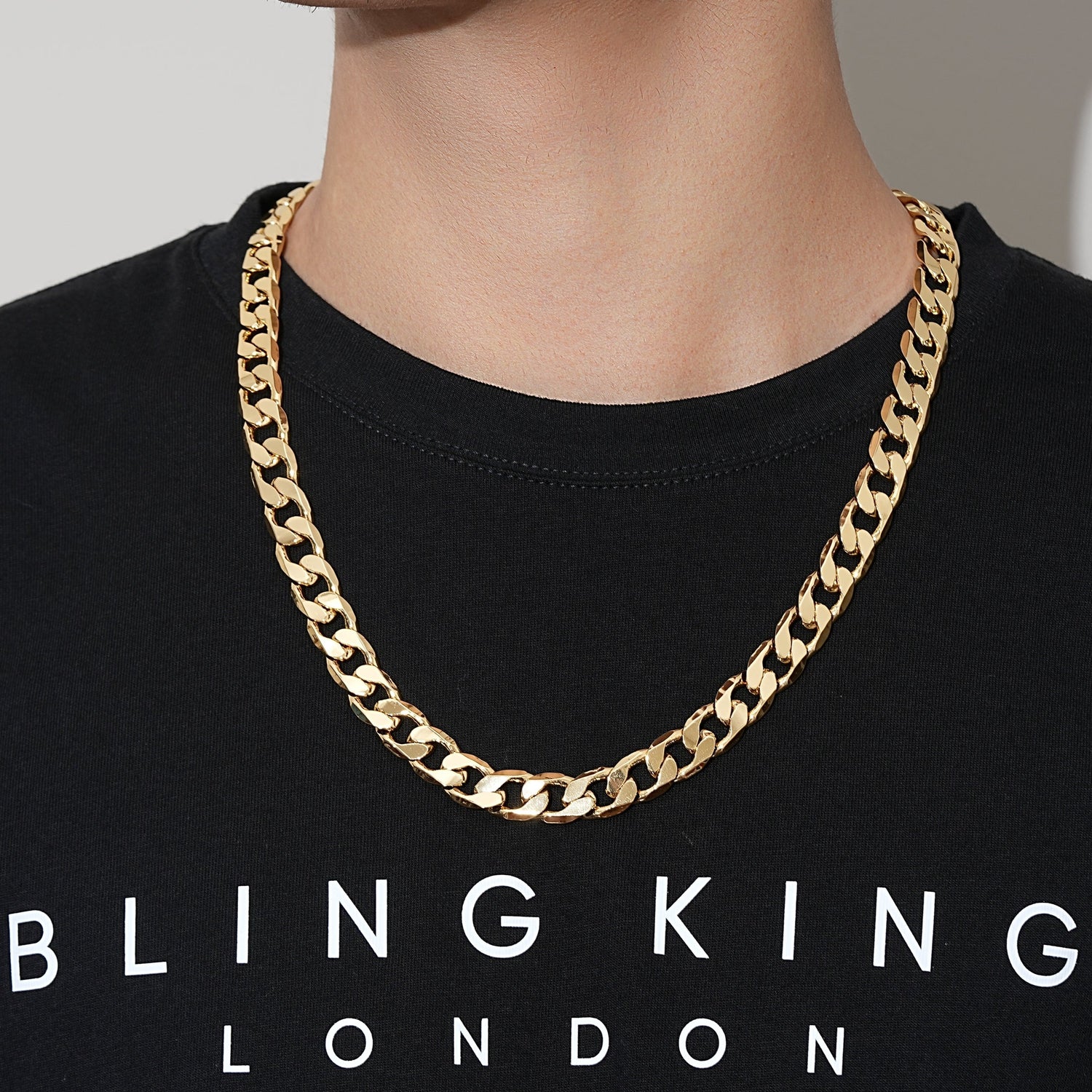 12mm Gold-Filled Cuban Curb Chain – 20 Inches