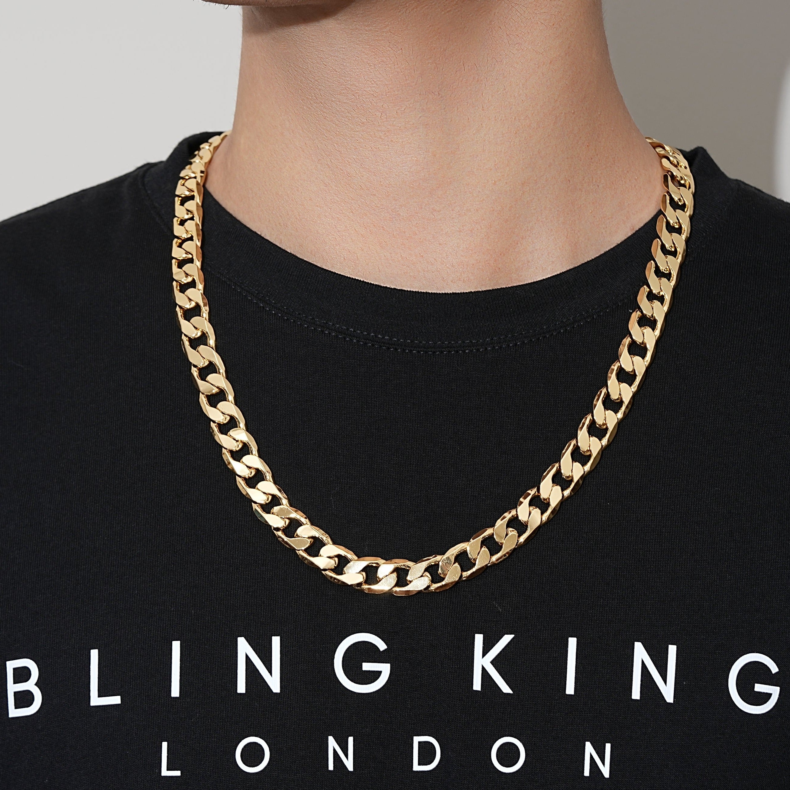 12mm Gold-Filled Cuban Curb Chain – 20 Inches