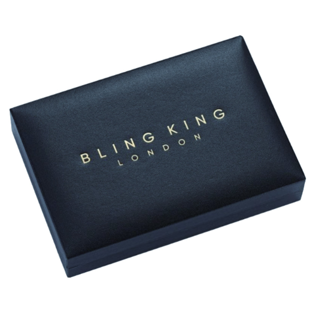 New 6mm 9ct Gold Filled Bonded Closed Loop Bangle with Stones 8 Inch