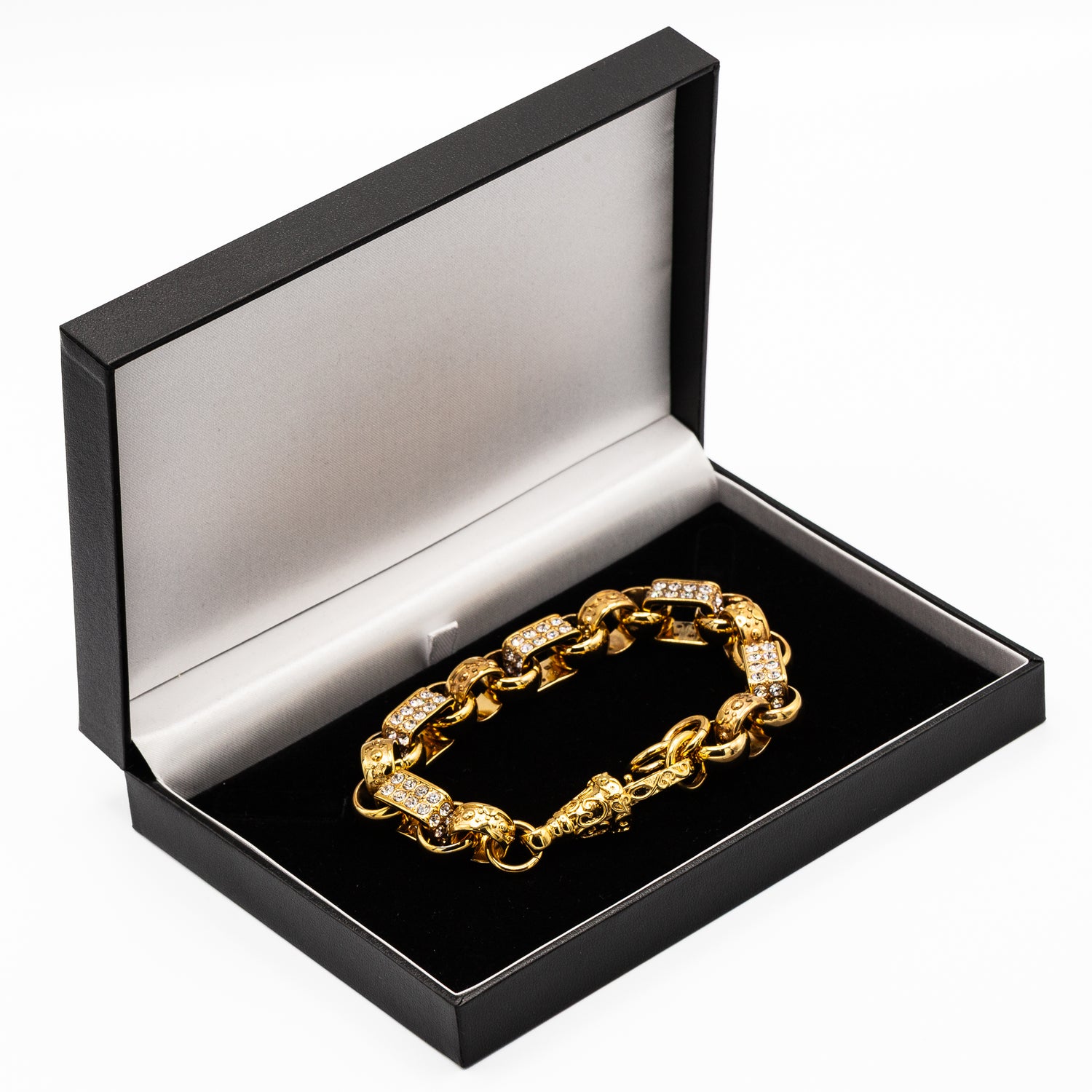 Luxury Gold XXL Gypsy Link Belcher Bracelet