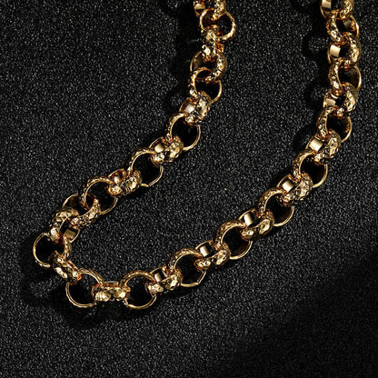 Luxury Gold Belcher Chain, 16 to 30 Inches, Free Leather Box