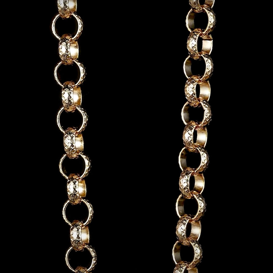 8mm Gold Filled Belcher Necklace, 16 Inches Long