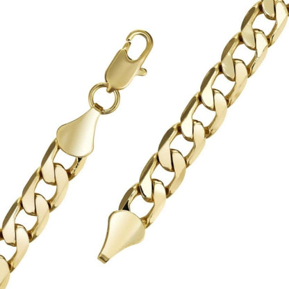 6mm Gold Filled Cuban Link Necklace, 24 Inches Long