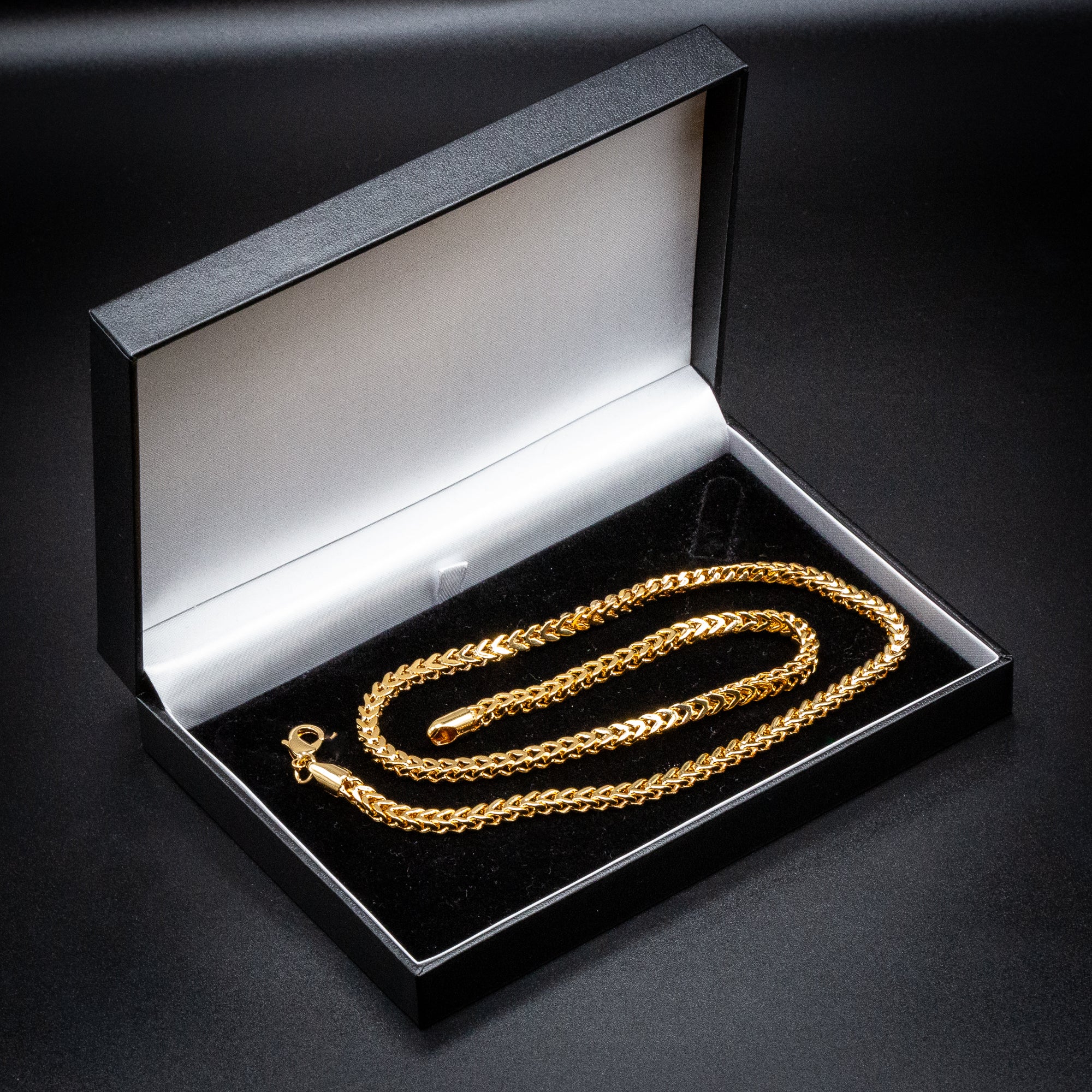 4mm Gold Franco Chain Necklace