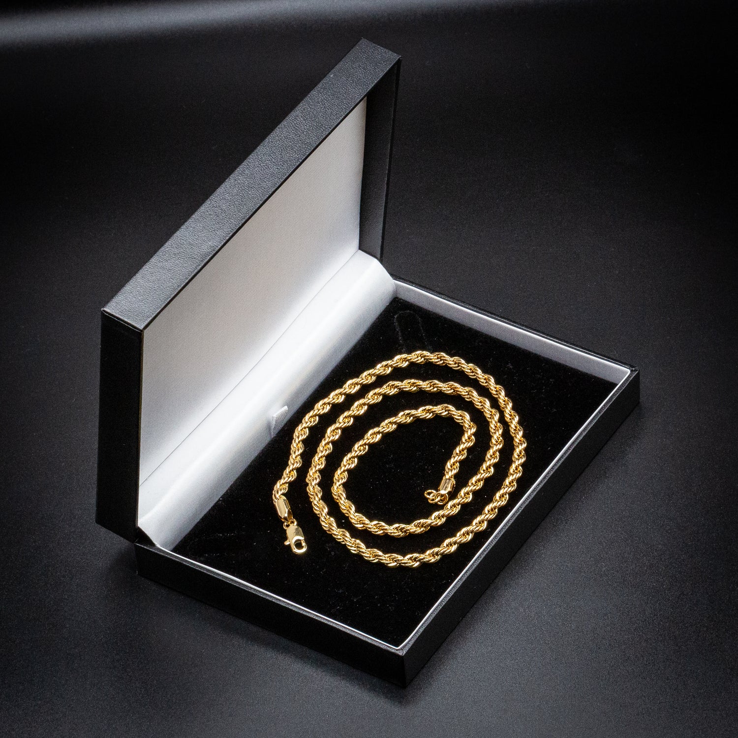 Classic 5mm 9ct Gold Filled Rope Chain Necklace