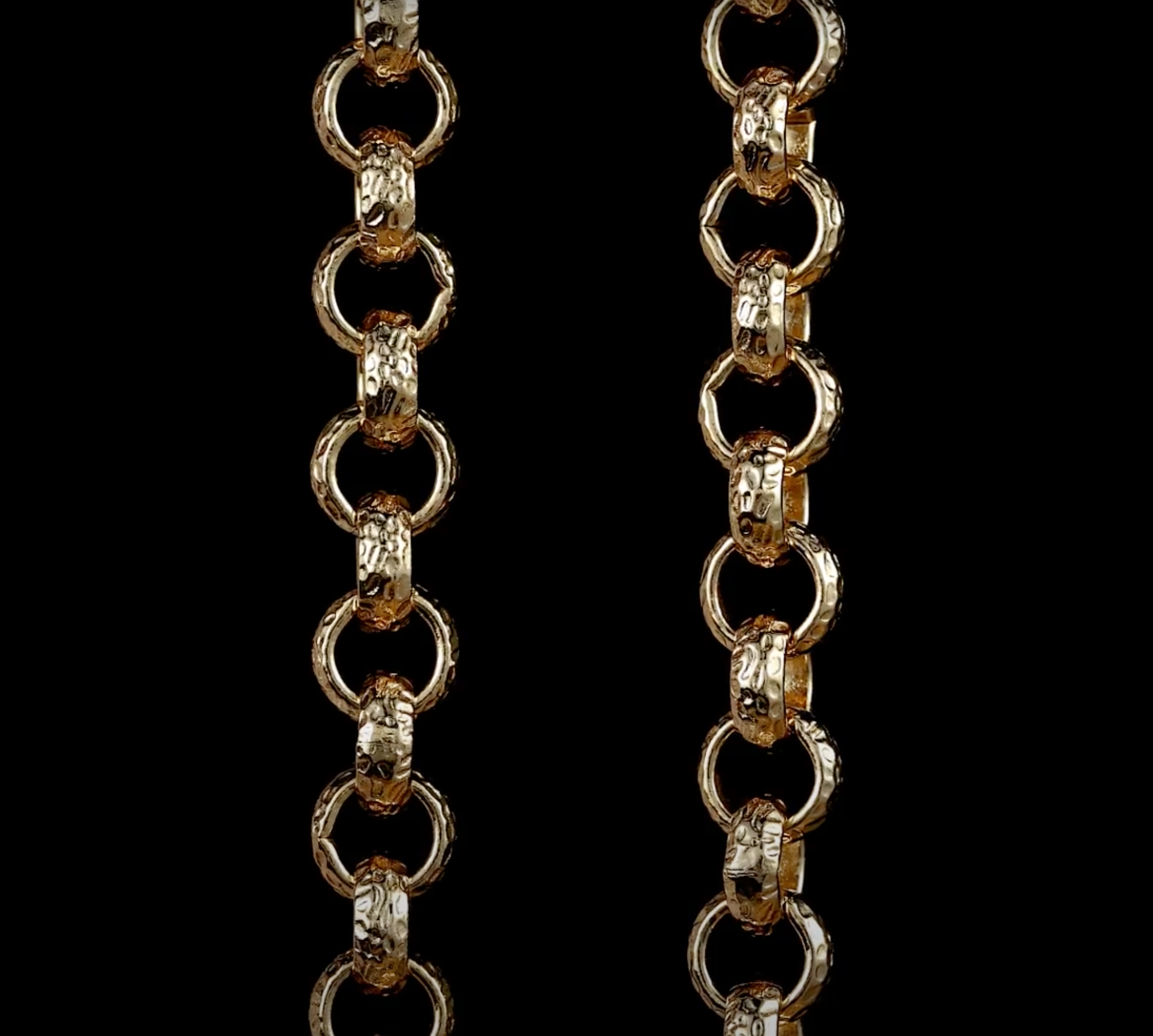 12mm Gold Filled Diamond-Cut Belcher Chain, 16 Inches Long