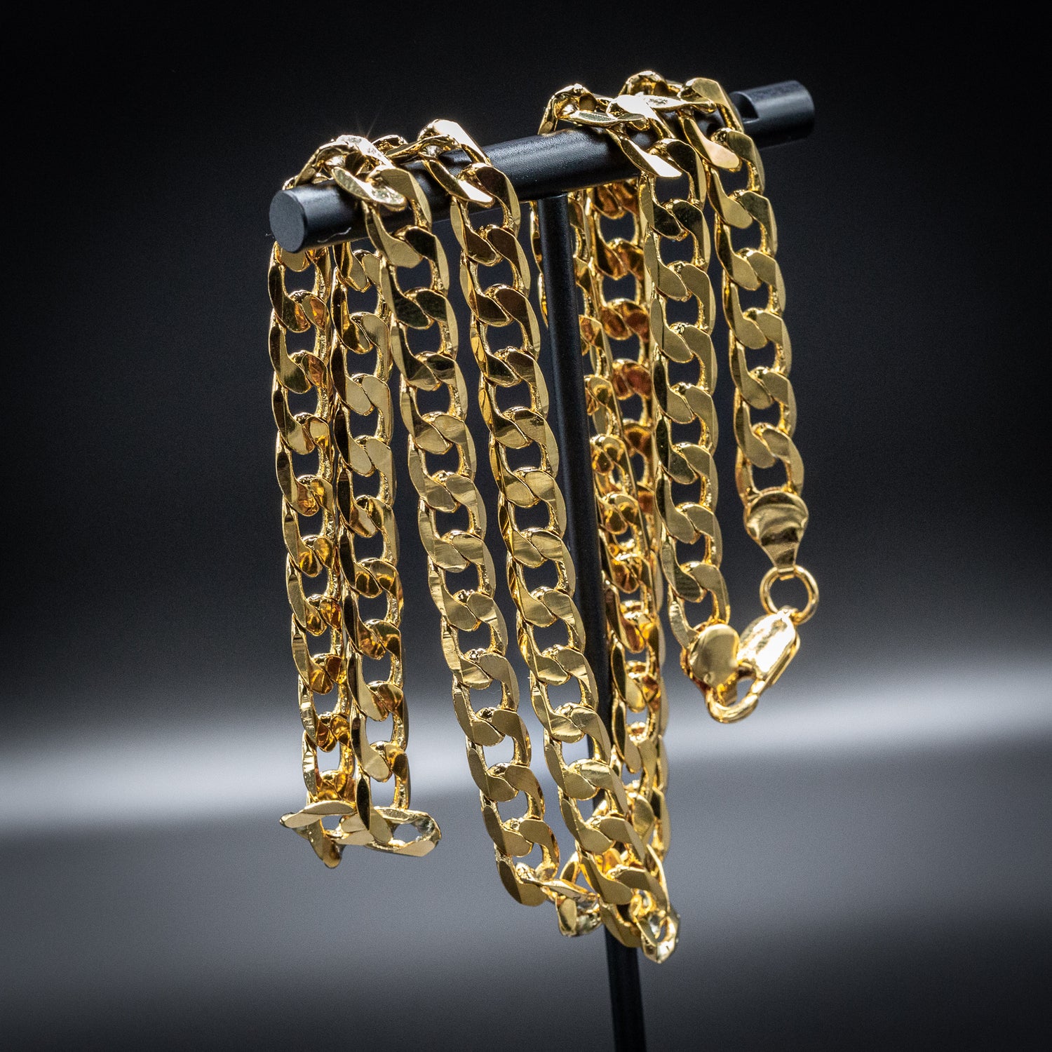 6mm Gold Cuban Curb Chain - 24 Inches