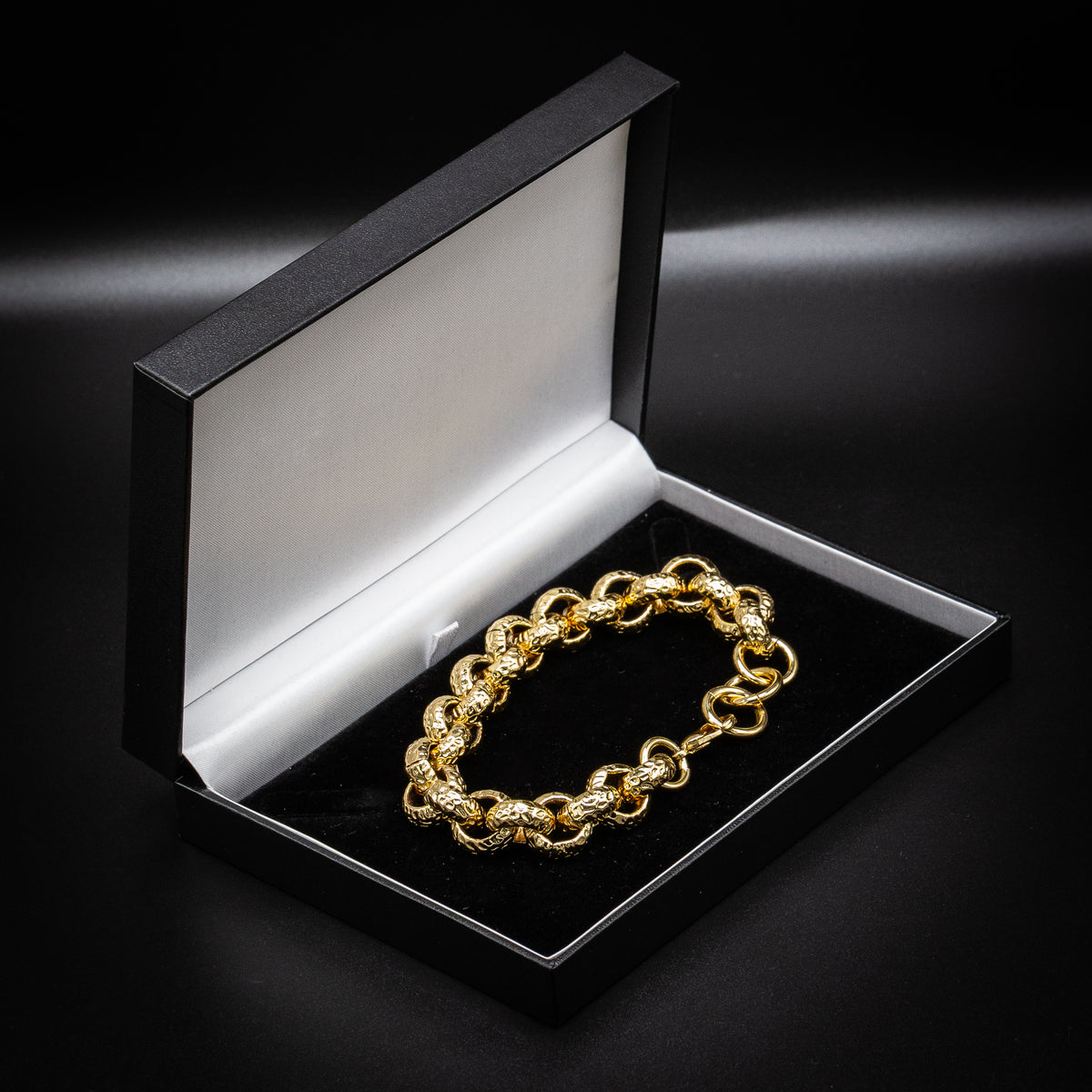 Leopard Print Belcher Bracelet 15mm
