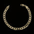 Small Gold Cuban Link Chain Set