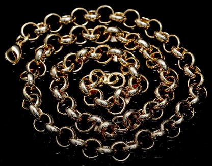New 10mm Gold-Filled &amp; Bonded Classic Belcher Chain