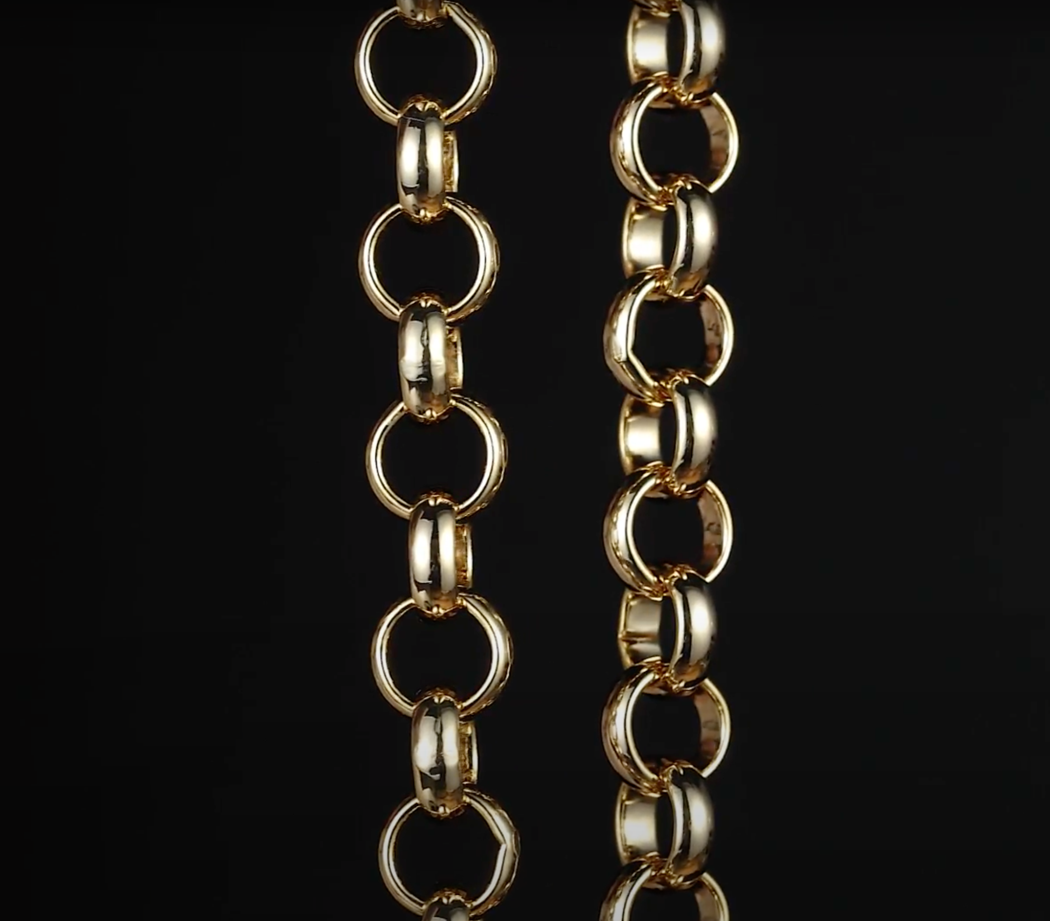 New 10mm Gold-Filled &amp; Bonded Classic Belcher Chain