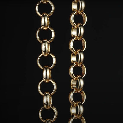 Gold Classic Belcher Bracelet 10mm