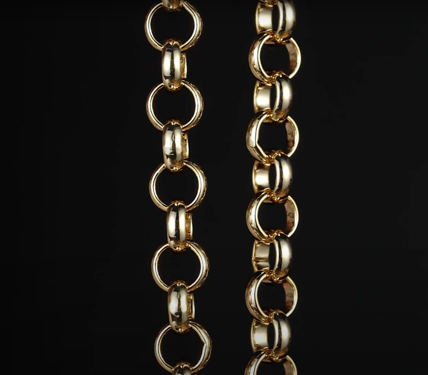 Gold Belcher Chain with Elegant Design