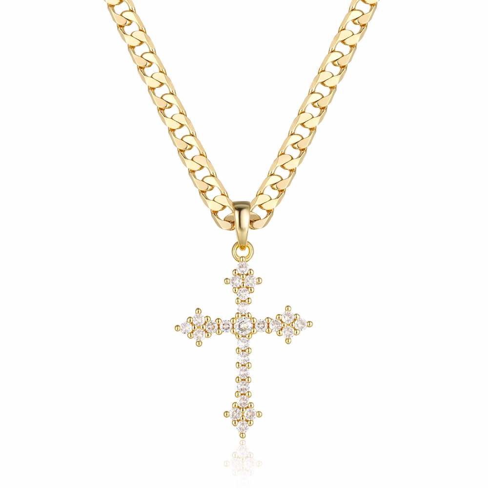 Gold Filled and Gold Bonded Cross Pendant