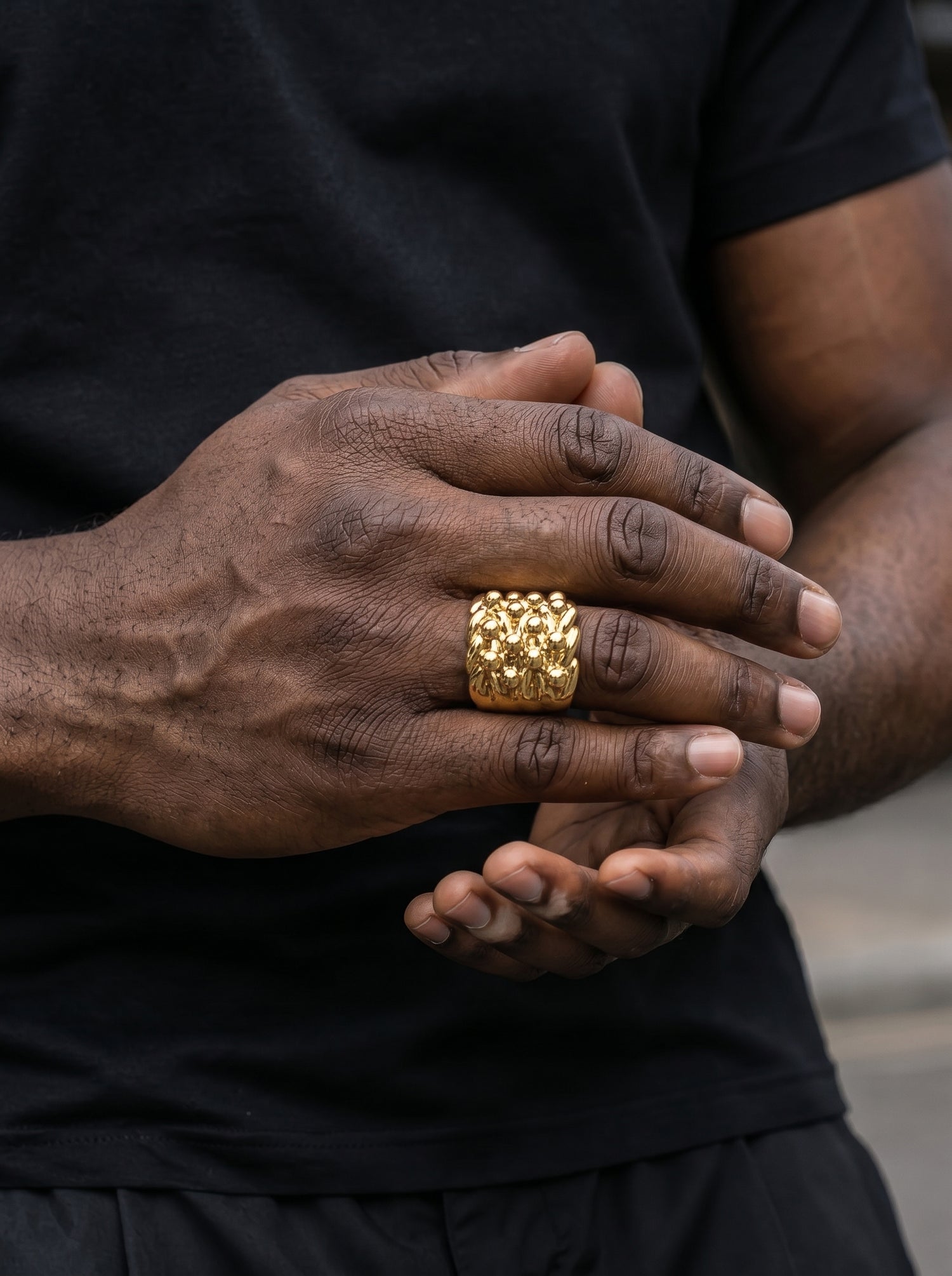 Gold XXL Keeper Ring