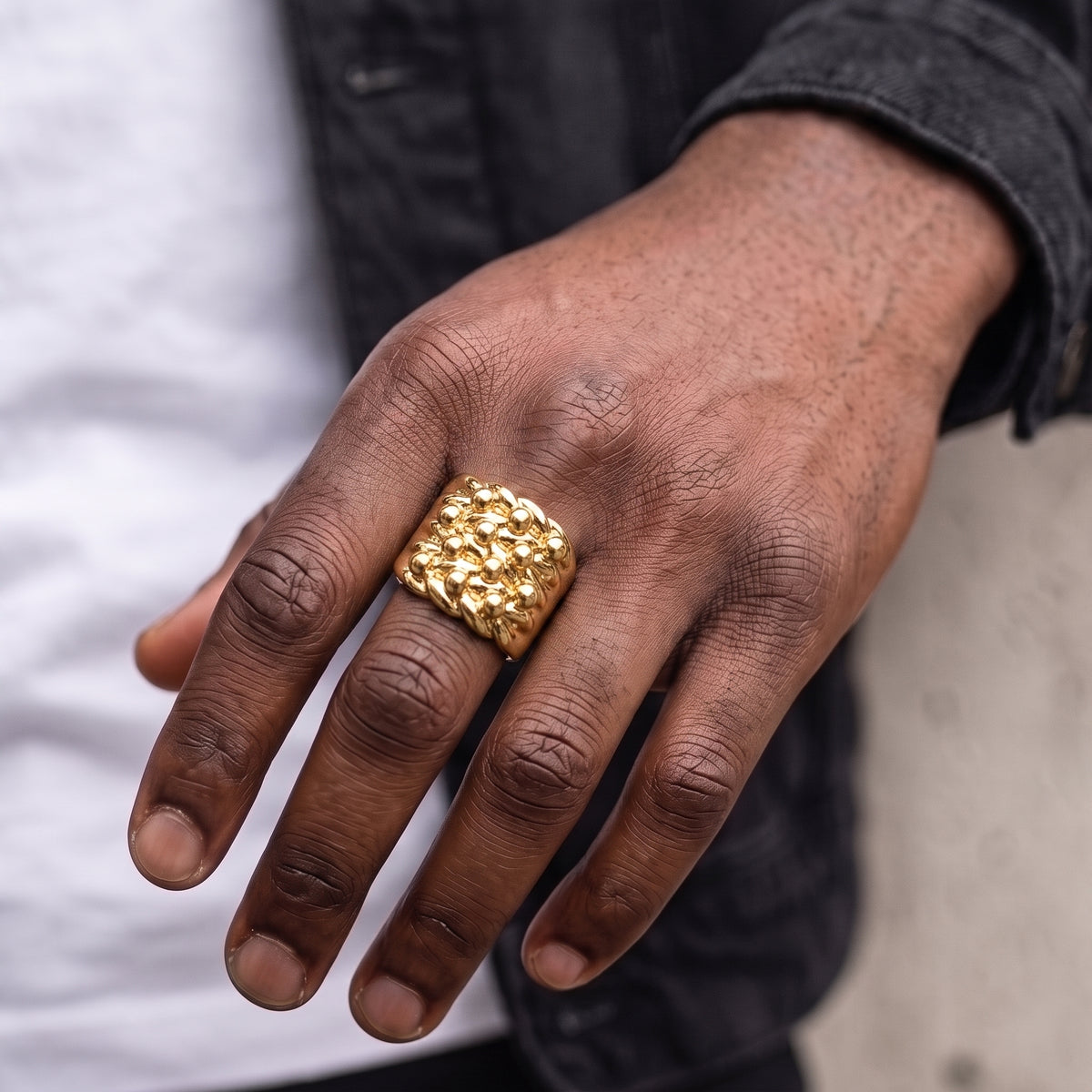 Gold XXL Keeper Ring