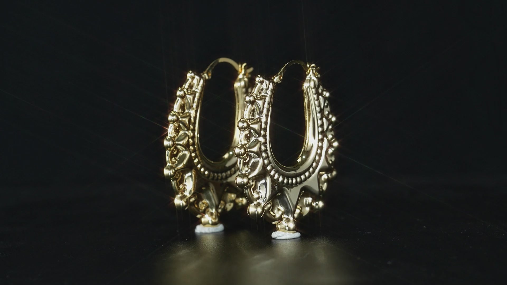 48mm Light Gold Large Creole Earrings