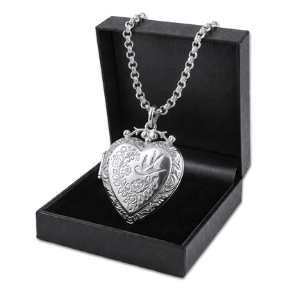 Silver Heart Locket Pendant