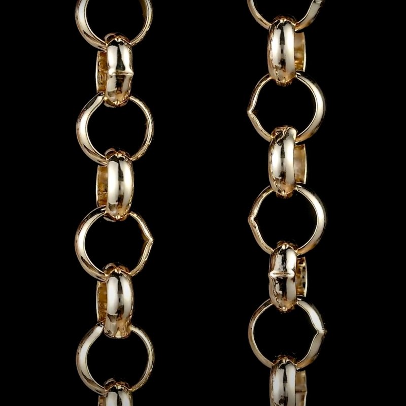 Luxury Gold 16mm XXL Classic Belcher Chain and Bracelet Set (24 &amp; 9 Inches)