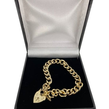 Luxury Gold Heart Lock Bracelet