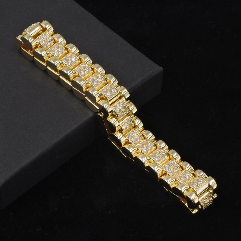 Luxury Gold Presidential 14mm Link Bracelet