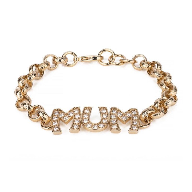 Gold Mum Belcher Bracelet