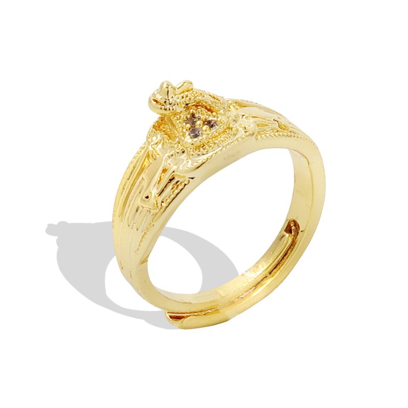 Kids Gold Saddle Ring