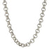 12mm Silver Filled Diamond-Patterned Belcher Chain, 30 Inches Long